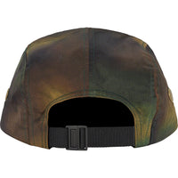 Supreme Washed Satin Camo Camp Cap Woodland Camo