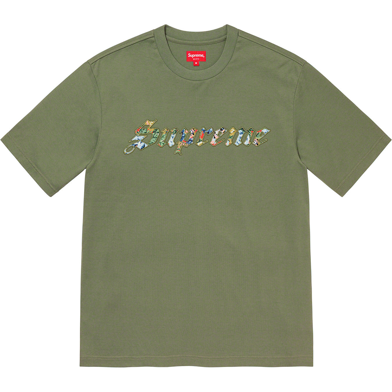 Supreme Floral Applique S/S Top Olive