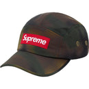 Supreme Washed Satin Camo Camp Cap Woodland Camo