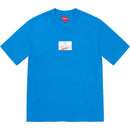 Supreme Signature Label S/S Top Bright Blue