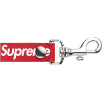 Supreme Leather Key Loop Red