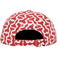 Supreme Monogram S Logo 6-Panel Red