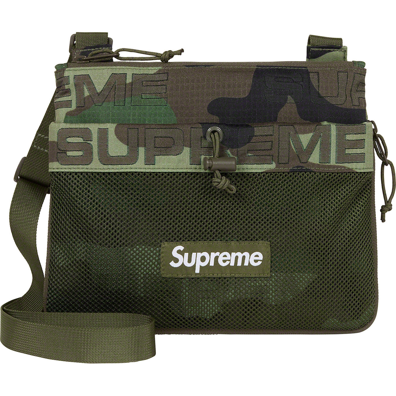 Supreme Side Bag Woodland Camo