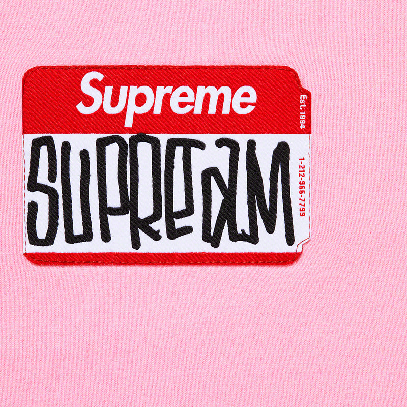 Supreme Gonz Nametag S/S Tee Pink