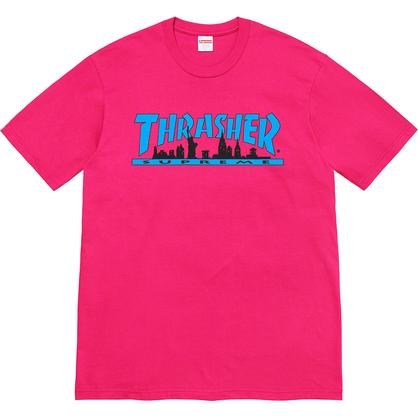 Supreme Thrasher Skyline Tee Pink