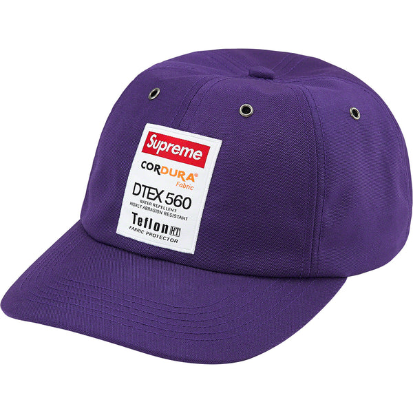 Supreme Cordura Teflon Label 6-Panel Dark Purple