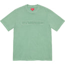 Supreme Embossed Vines S/S Top Sage