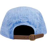 Supreme Velvet Pattern Camp Cap Light Blue