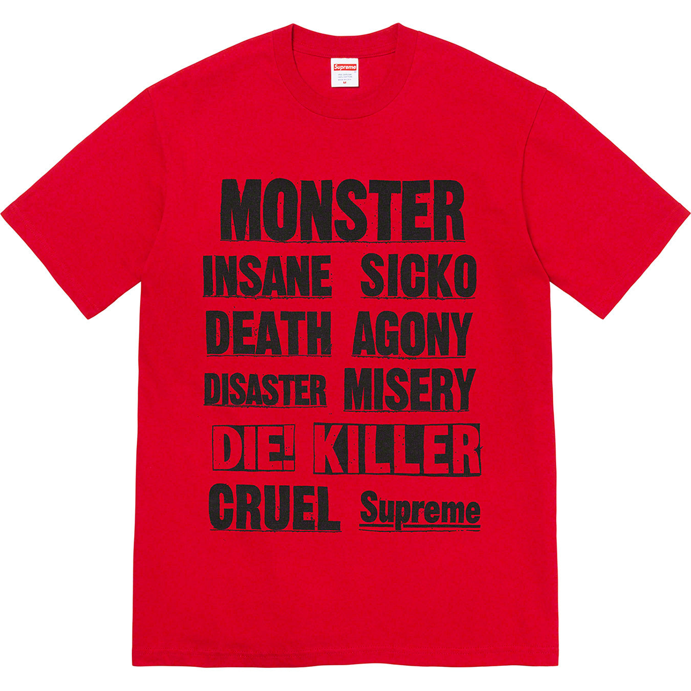 Supreme Monster Tee Red