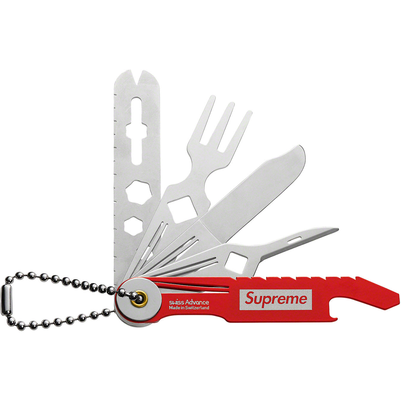 Supreme Swiss Advance Crono N5 Pocket Knife Red