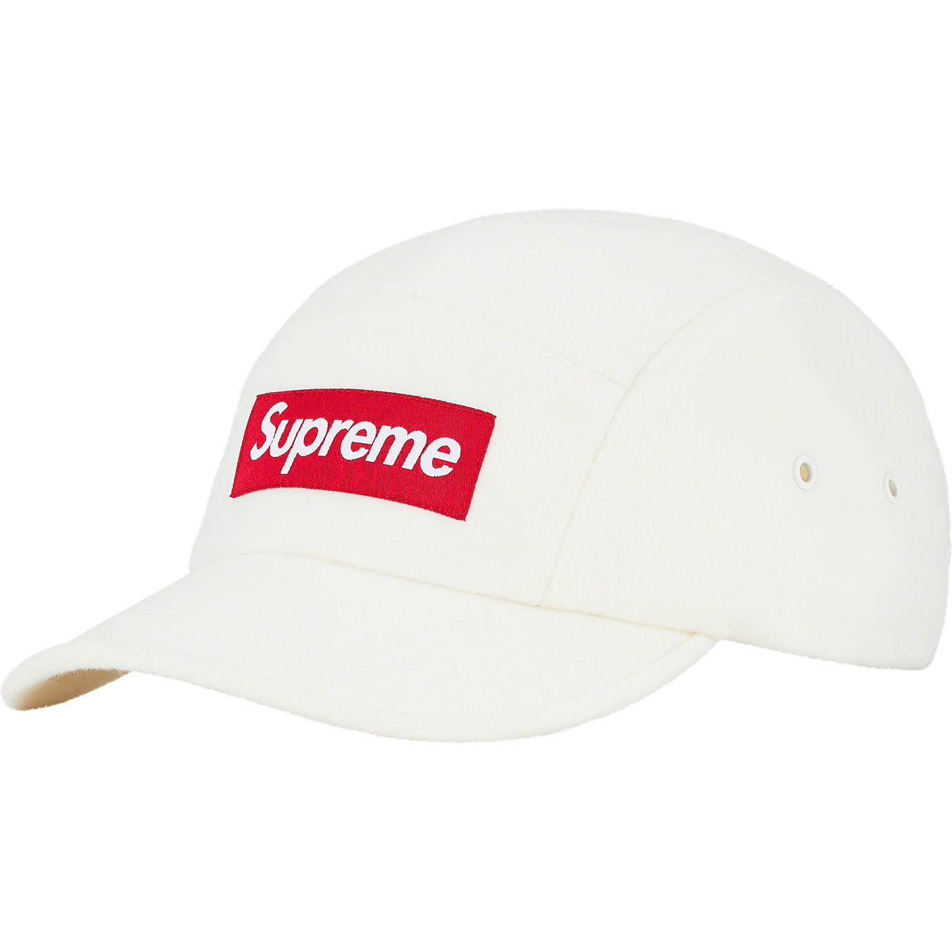 Supreme Wool Camp Cap White