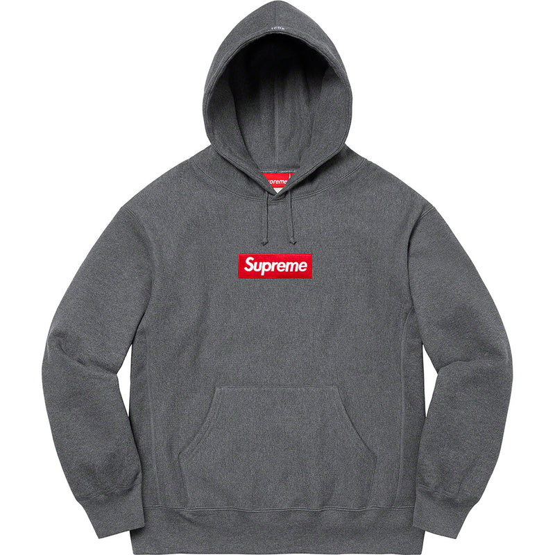 Supreme Box Logo Hooded Sweatshirt Charcoal – Gotgoods