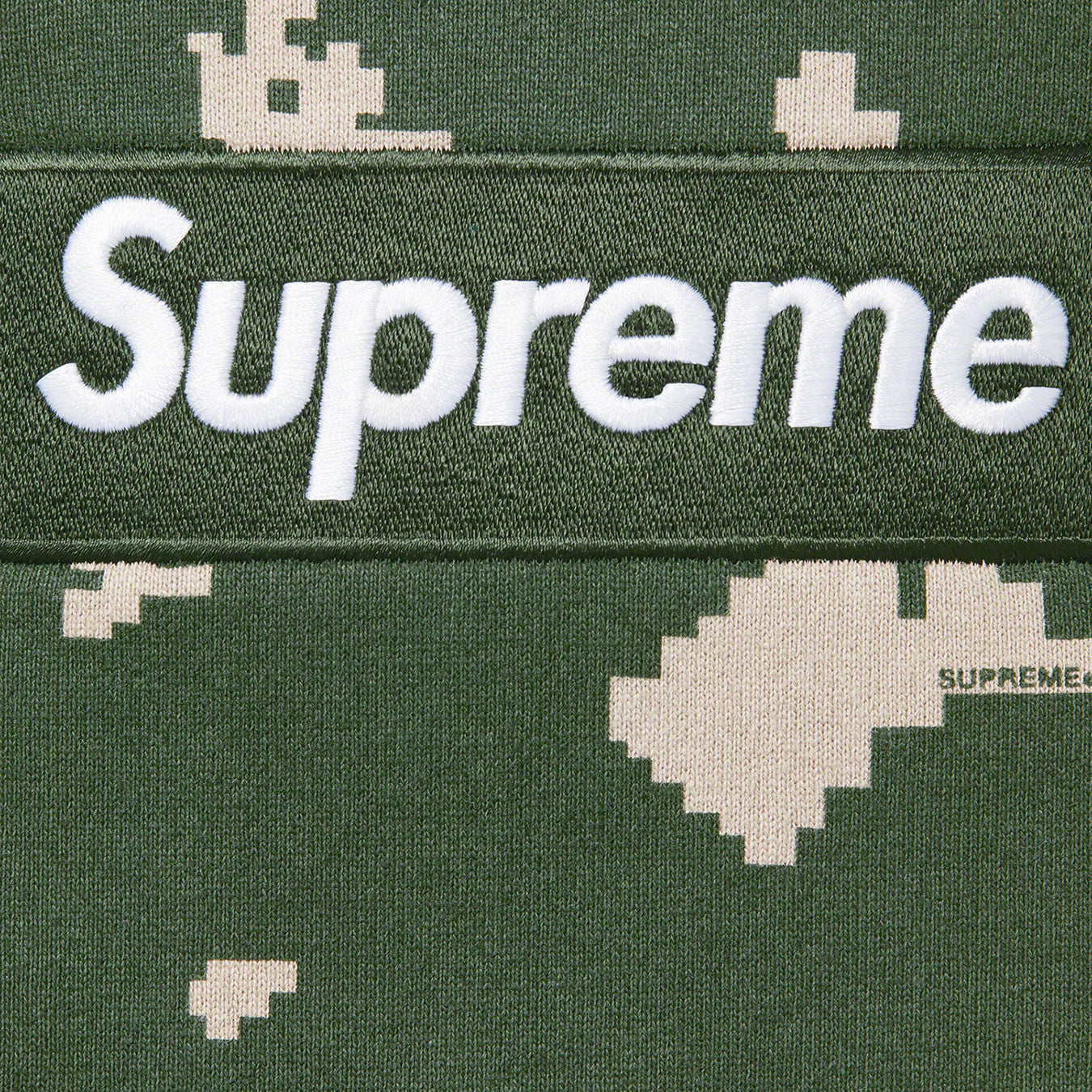 Supreme Box Logo Hooded Sweatshirt Olive Camo