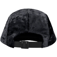 Supreme Crushed Velvet Camp Cap Black