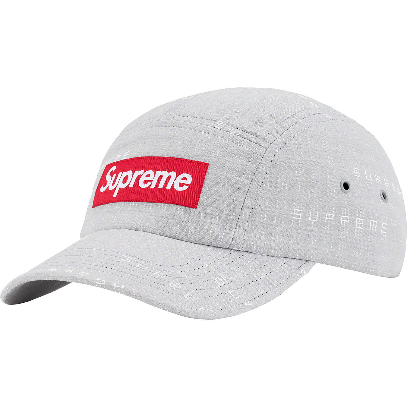 Supreme Stitch Jacquard Camp Cap Grey