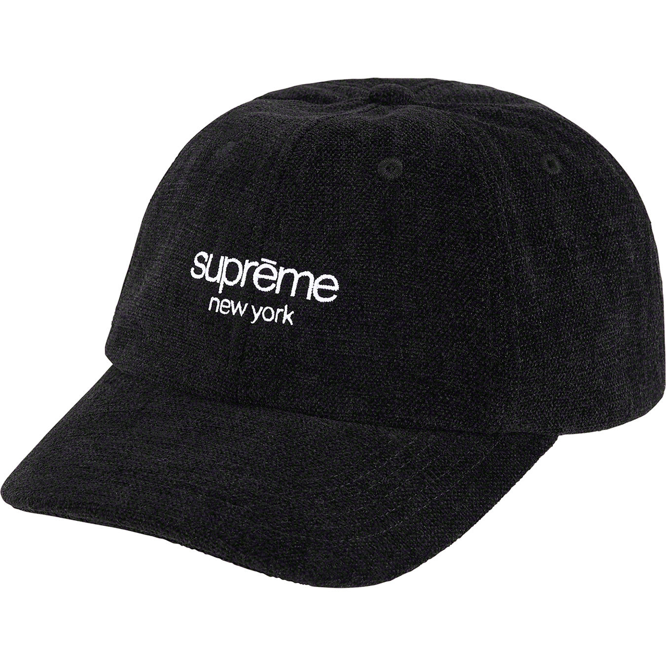 Supreme Chenille 6-Panel Black