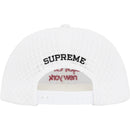 Supreme Classic Logo Air Mesh 6-Panel White