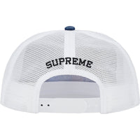 Supreme Gradient Jacquard Denim Mesh Back 5-Panel Blue