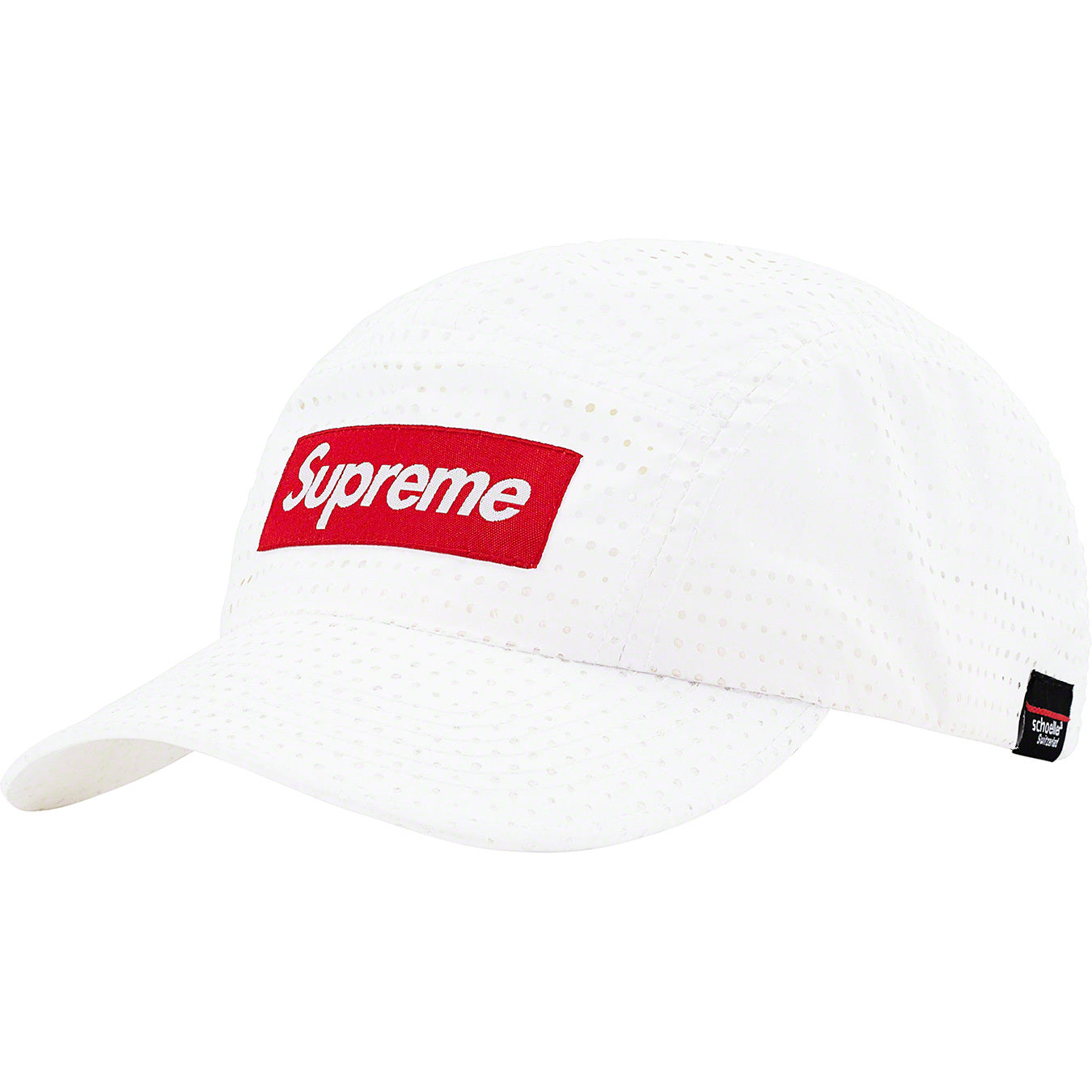 Supreme Perforated Camp Cap White