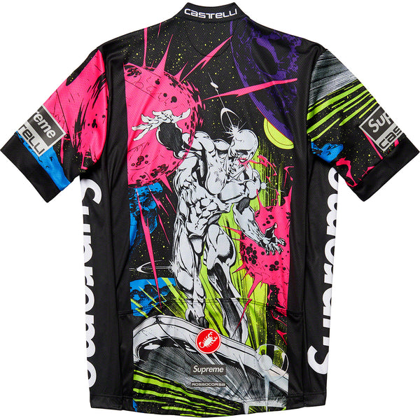 Supreme Castelli Silver Surfer Cycling Jersey Multicolor