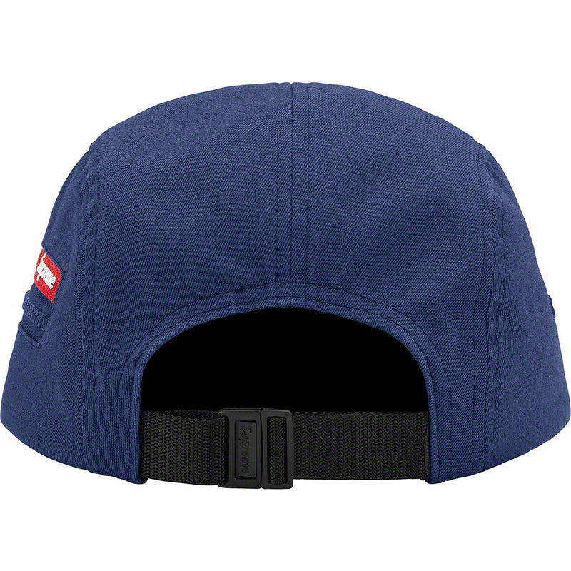 Supreme Zip Pocket Camp Cap Navy