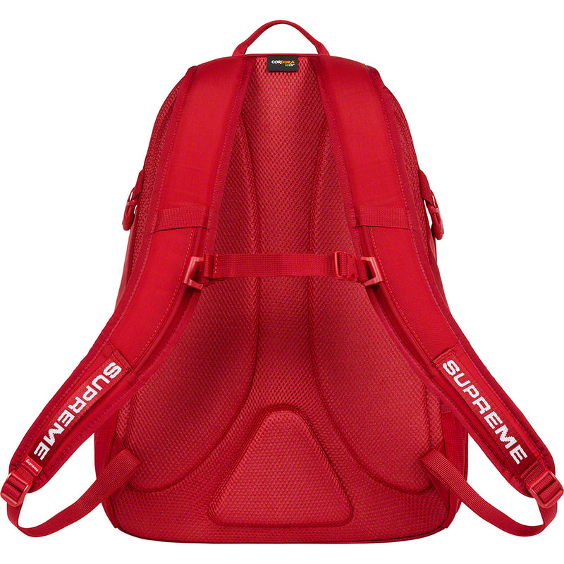 Supreme backpack 2025 leather red