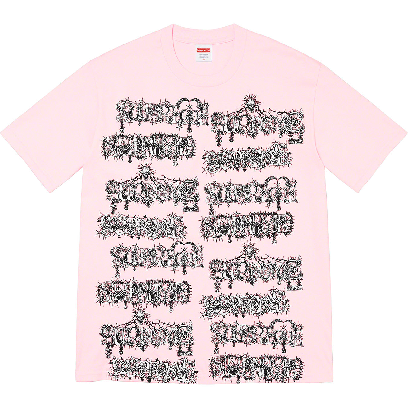 Supreme Wombat Tee Light Pink