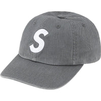 Supreme Pigment Print S Logo 6-Panel 6-Panel Grey