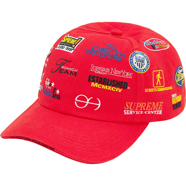 Supreme Sponsors 6-Panel Red