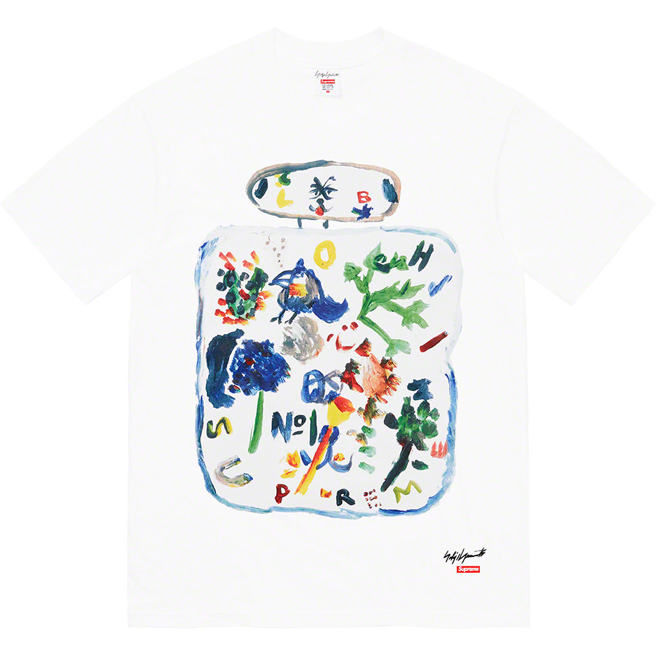 Supreme Yohji Yamamoto Paint Tee White