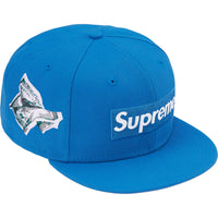 Supreme Money Box Logo New Era Light Blue