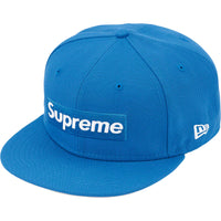 Supreme Money Box Logo New Era Light Blue