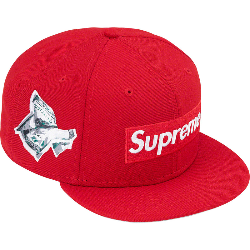 Supreme, Accessories, Supreme Monogram Box Logo New Era Red 7 38
