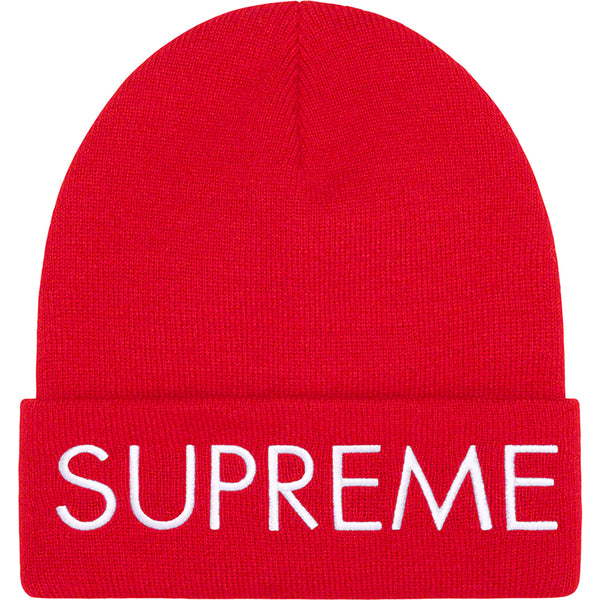 Supreme Capital Beanie Red