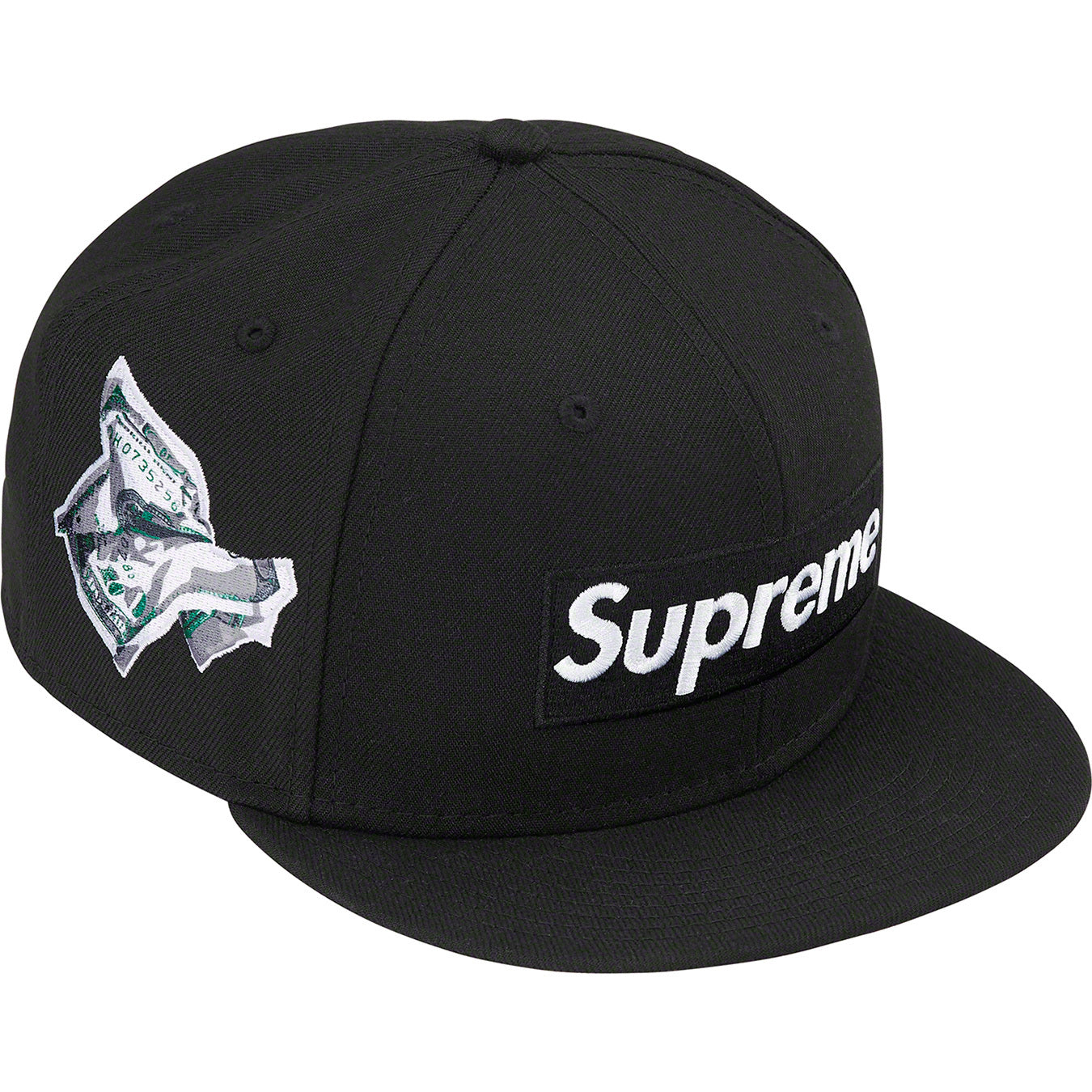 Supreme Money Box Logo New Era Black