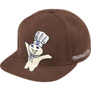 Supreme Mitchell & Ness Doughboy Fitted 6-Panel Brown