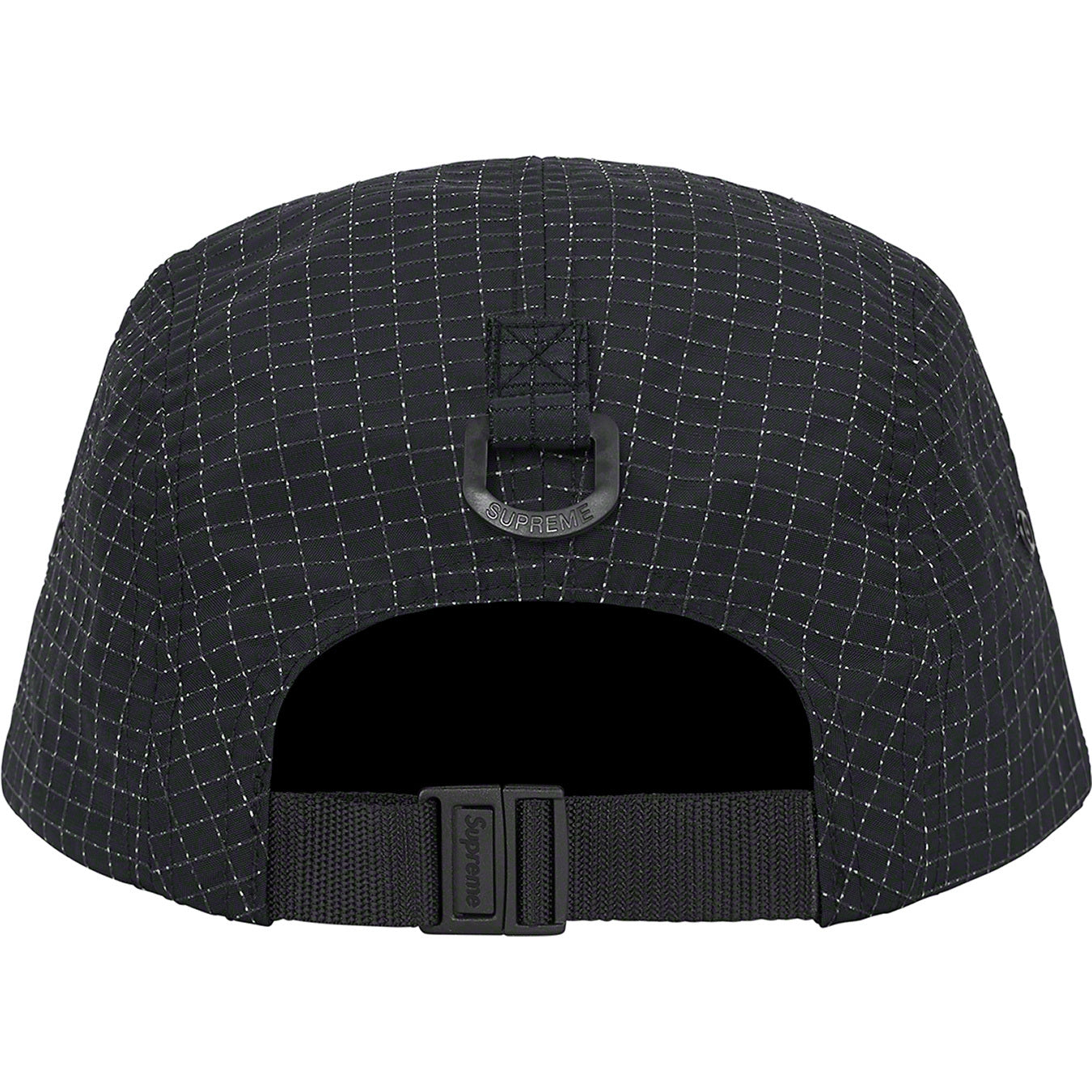 Supreme Glow Ripstop Camp Cap Black