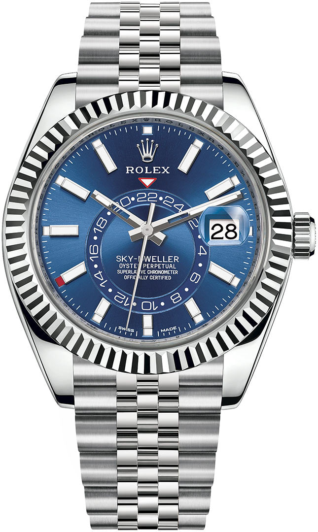 Rolex Sky Dweller Blue Index Jubilee 42mm 326934