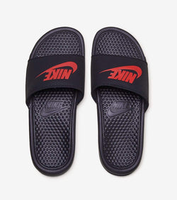 Nike benassi jdi black challenge red