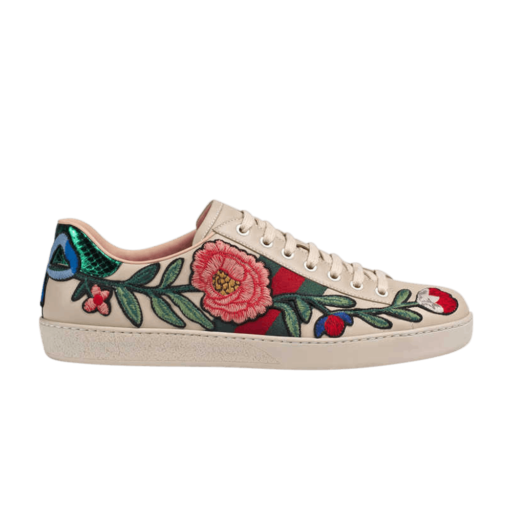 Gucci Ace Floral Embroidered