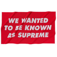 Supreme known as towel red