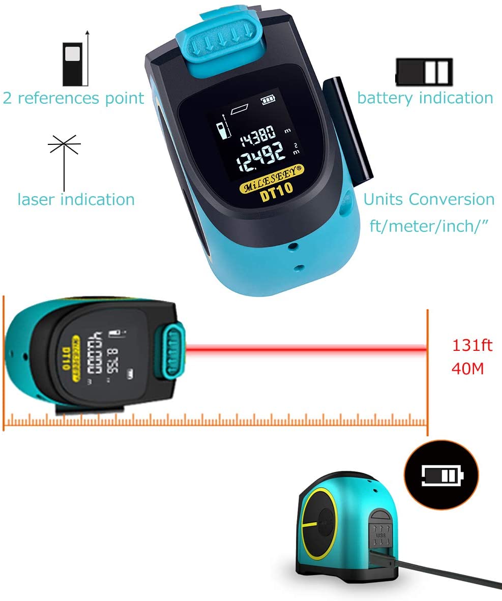 Mi Mileseey Laser Tape Measure