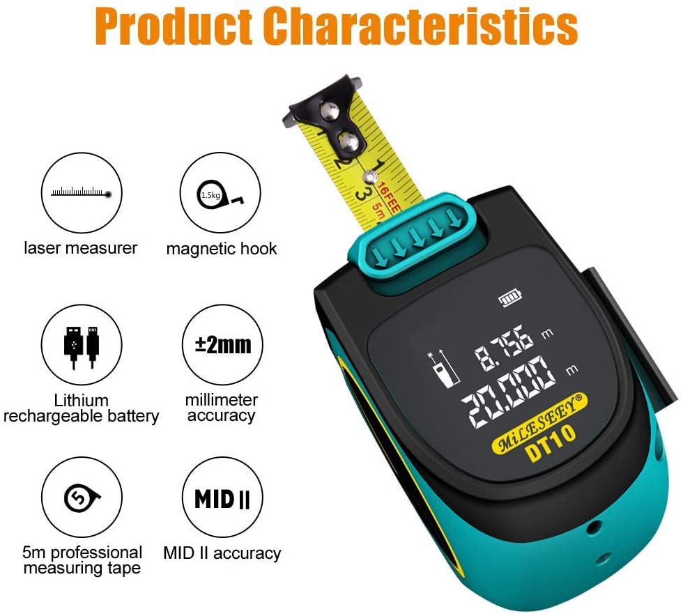 Mi Mileseey Laser Tape Measure