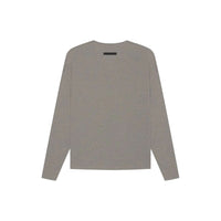 Fear of God Essentials Thermal Henley Long Sleeve Grey Flannel