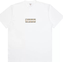 Supreme Burberry Box Logo Tee White – Gotgoods