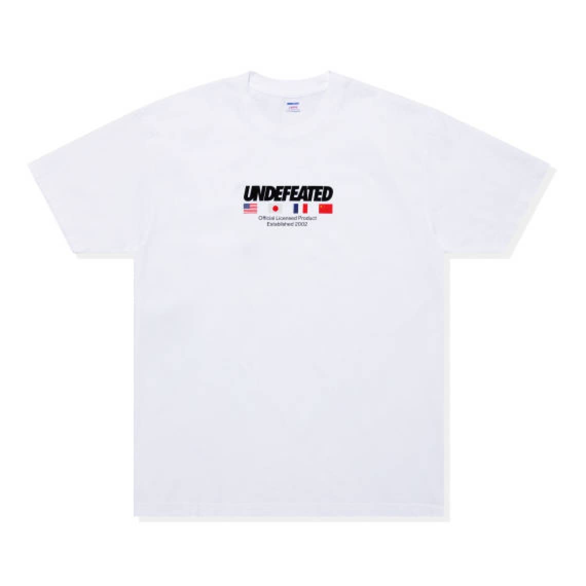 Undefeated official flags tee white