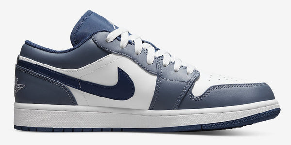 Jordan 1 Low Ashen Slate White Mystic Navy (GS)