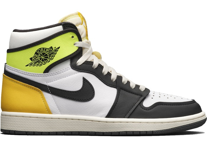 Jordan 1 High White Black Volt University Gold