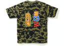 Bape 1st Camo WgmShark Tee Green