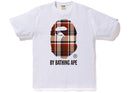 Bape Check By Bathing Ape White/Red